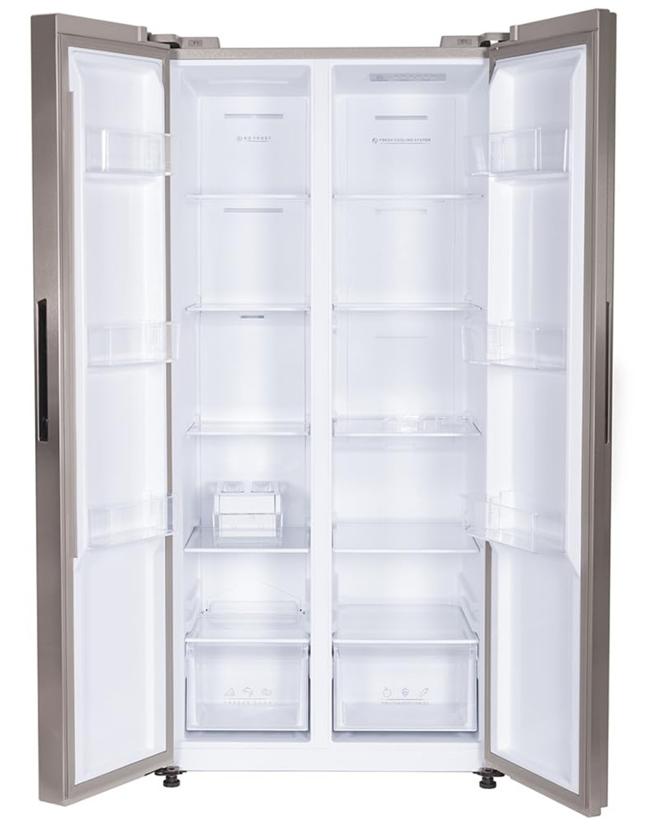 BPL 500 L Frost Free Inverter Side by Side Refrigerator,(2024 MODEL,Techvanced inverter Technology,BRS-I520RNVSSM,Shiny Silver)