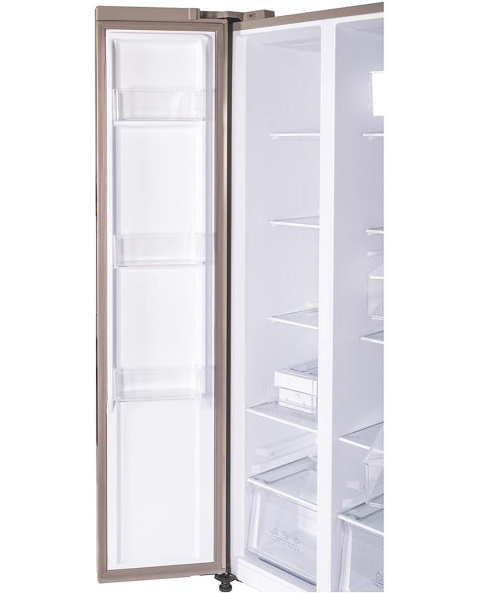 BPL 500 L Frost Free Inverter Side by Side Refrigerator,(2024 MODEL,Techvanced inverter Technology,BRS-I520RNVSSM,Shiny Silver)