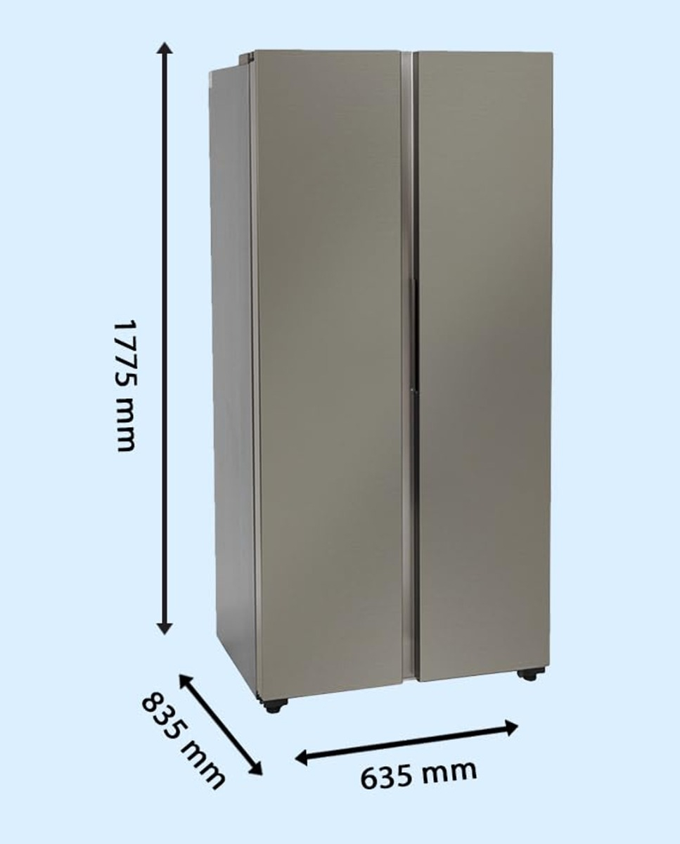 BPL 500 L Frost Free Inverter Side by Side Refrigerator,(2024 MODEL,Techvanced inverter Technology,BRS-I520RNVSSM,Shiny Silver)