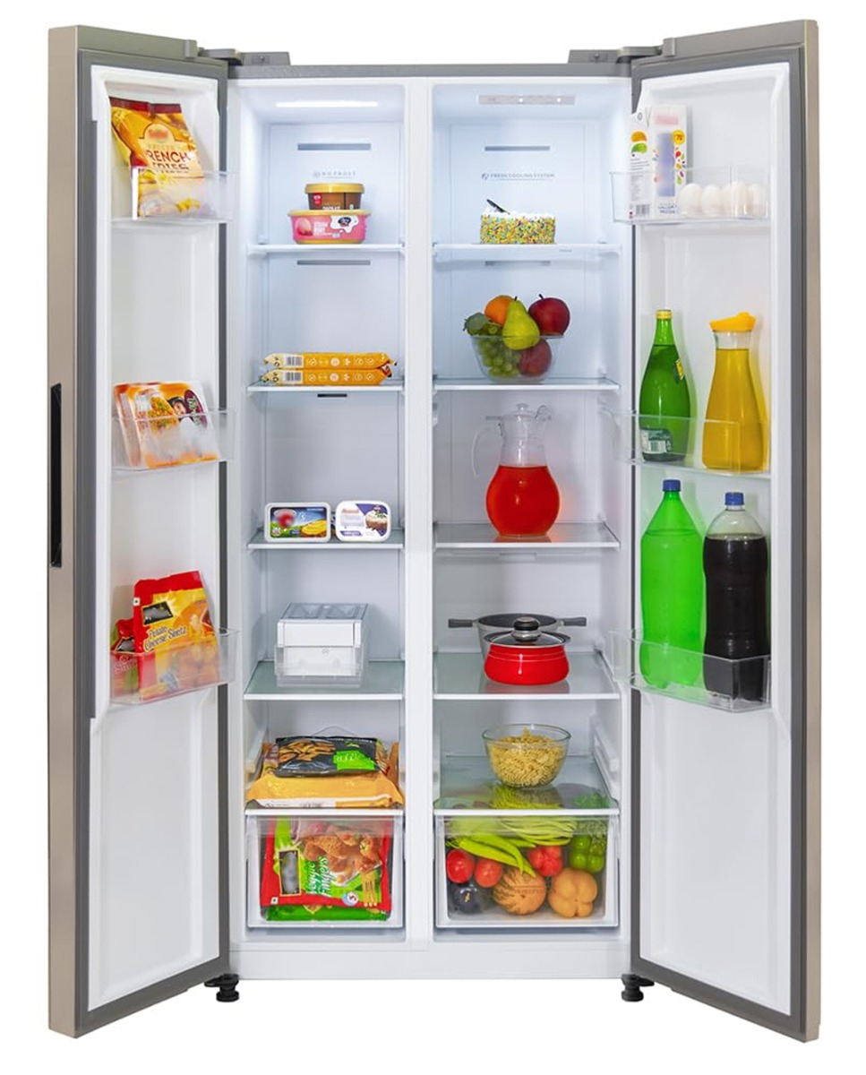 BPL 500 L Frost Free Inverter Side by Side Refrigerator,(2024 MODEL,Techvanced inverter Technology,BRS-I520RNVSSM,Shiny Silver)