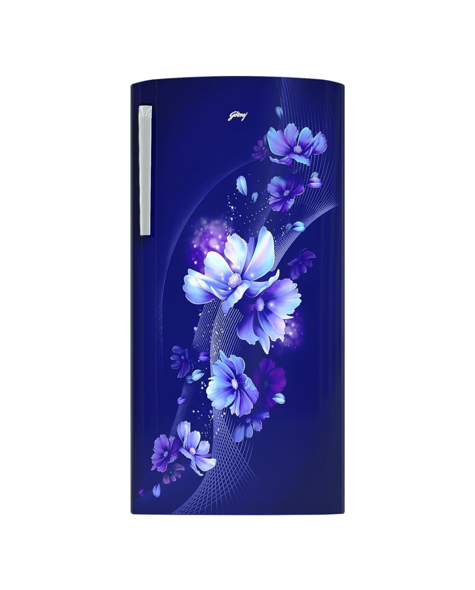 Godrej 180 L 3 Star Direct Cool Turbo Cooling Technology With Upto 24 Days farm Freshness Single Door Refrigerator (RD EMARVEL 207C THF AT BL, Aster Blue)