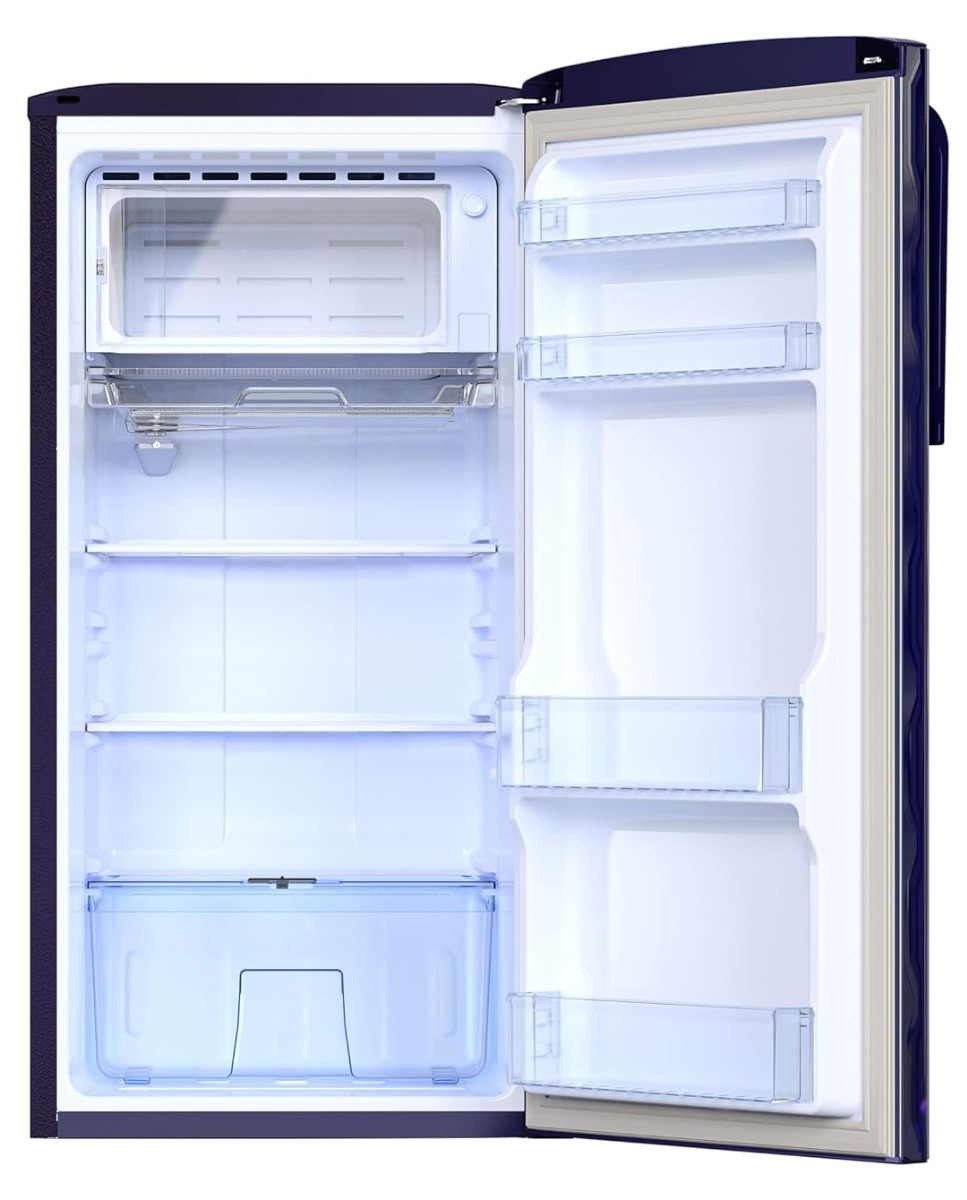 Godrej 180 L 3 Star Direct Cool Turbo Cooling Technology With Upto 24 Days farm Freshness Single Door Refrigerator (RD EMARVEL 207C THF AT BL, Aster Blue)