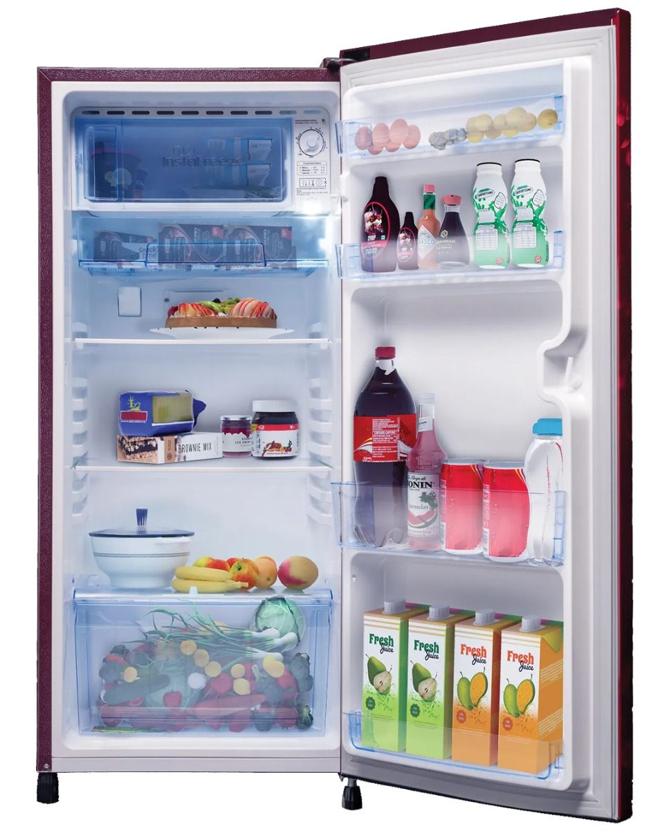 LLOYD 188 Litres 3 Star Direct Cool Single Door Refrigerator with Antibacterial Gasket (GLDC203SCWT2LC, Cherry Blossom Wine)