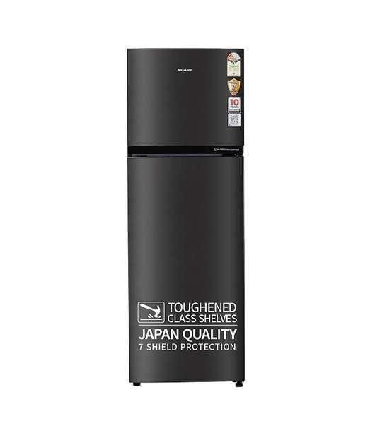 FRIDGE SHARP SJ-FF335V2-PCH FF 306L-INV-285L COFFEE HAIRLINE 