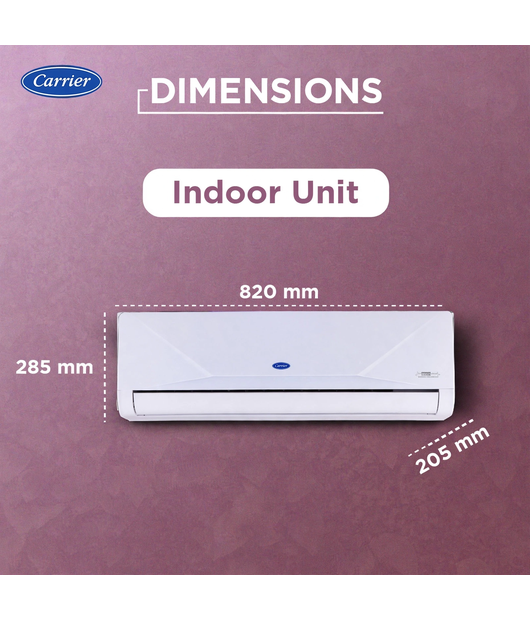 CARRIER AIRCONDITIONER 12KXCEED EDGEGXI W.ALH H.JET CAI12XD3R36W0 1T3SINV(2026 MODEL)