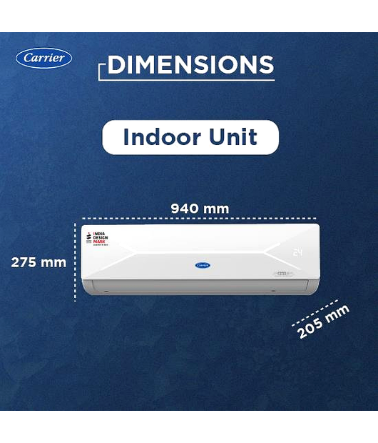 CARRIER AIRCONDITIONER 19KXCEL LUMOGXI ALPHA H.JET CAI19CL3R36F01.5T3SINV(2026 MODEL)