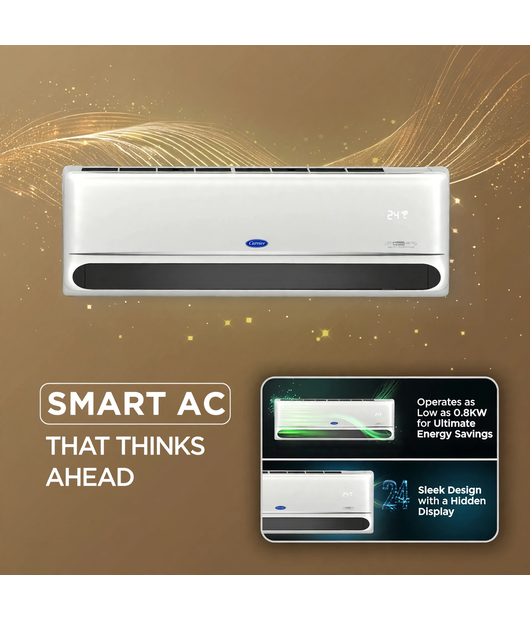 CARRIER AIRCONDITIONER 12K INDUS GXI ALPHA HYBRIDJET CAI12IN3R36F0 1.0T 3S INV
